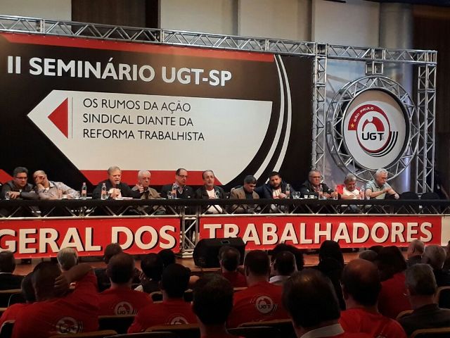 Presidente da Federação Paulista da Saúde participa de seminário da UGT sobre reforma trabalhista